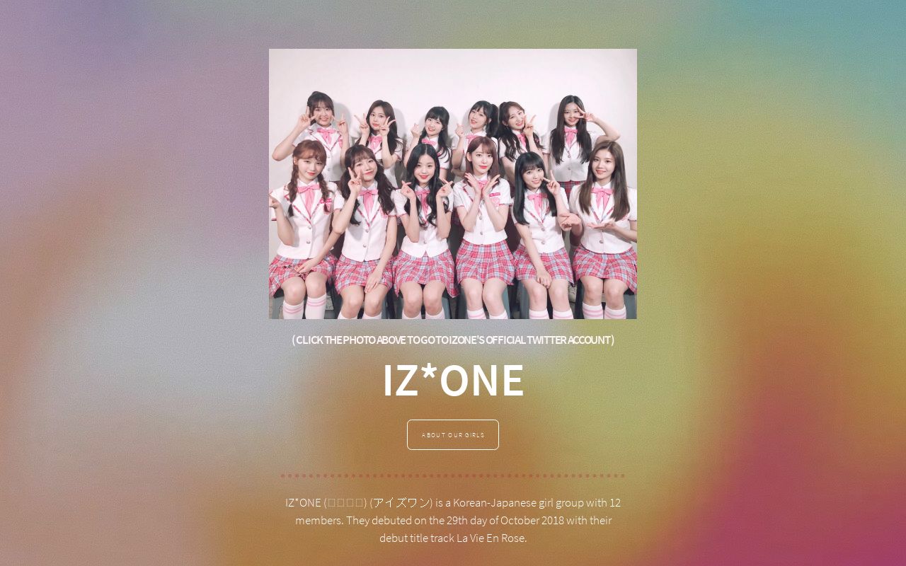 Get To Know Iz One